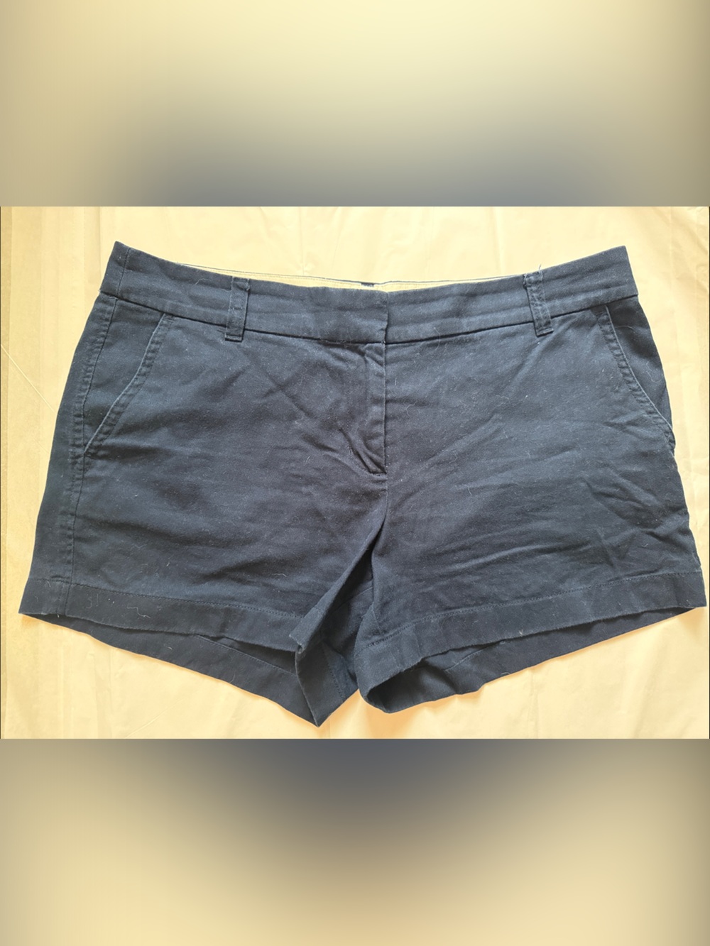 J. Crew Navy Cotton Blend Women's Shorts